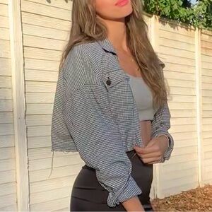 Black and white jacket